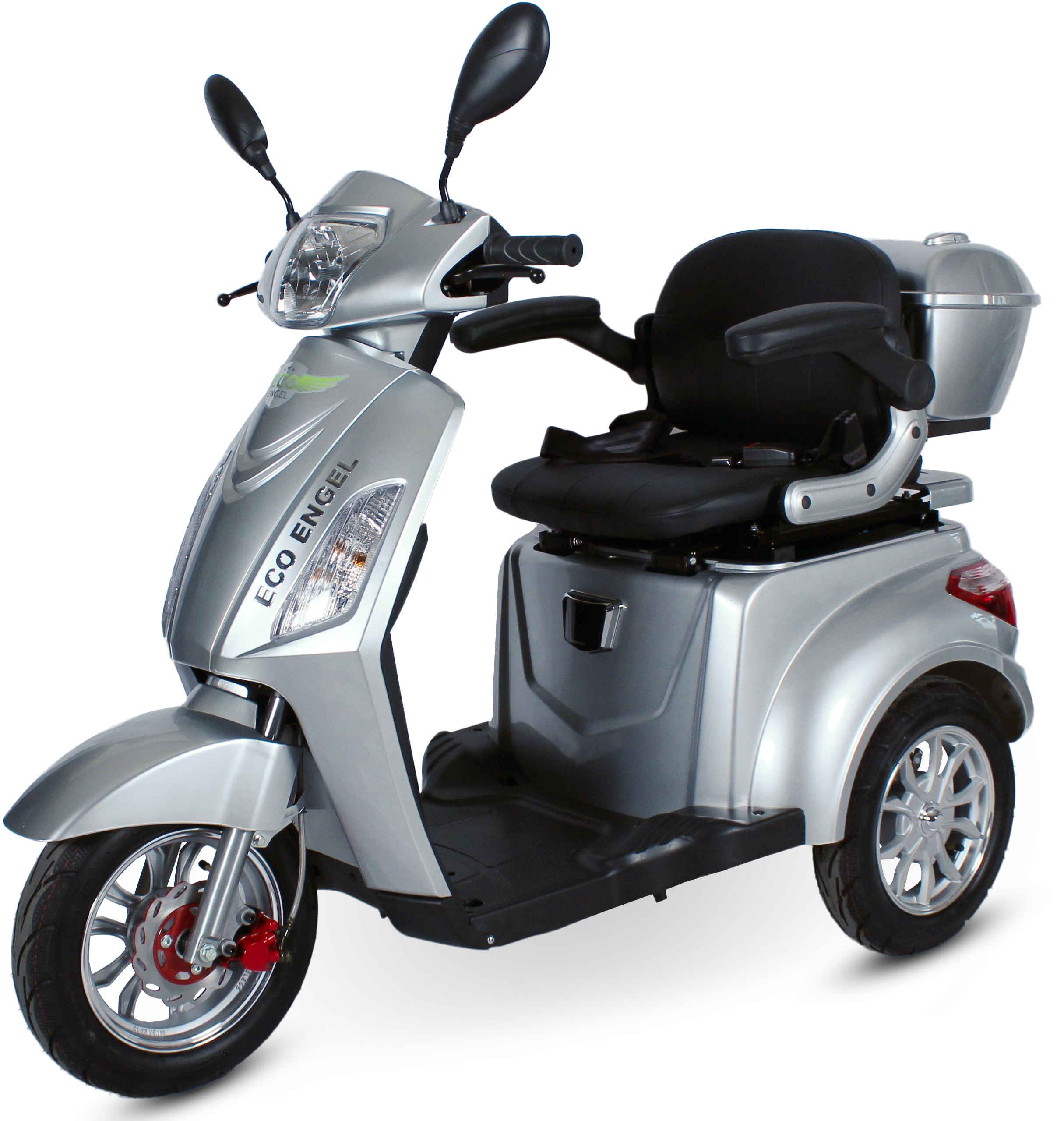 ECO ENGEL 500 Silber, 1000 Watt, 25 km/h, Elektromobil f&uuml;r Senioren, 3 Rad Scooter - Bild 1