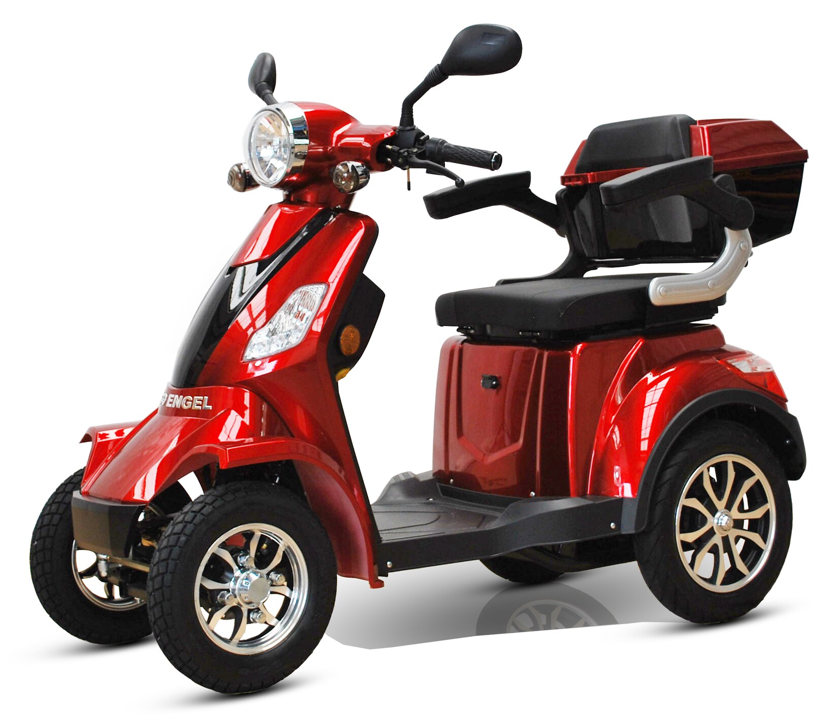 ECO ENGEL 510 E-Scooter 4 Räder  25 km/h Seniorenmobil, Rot – versch. Farben | 04260343350484