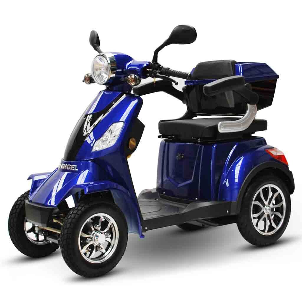 ECO ENGEL 510 E-Scooter 4 Räder  25 km/h Seniorenmobil, Blau – versch. Farben | 04260343353638