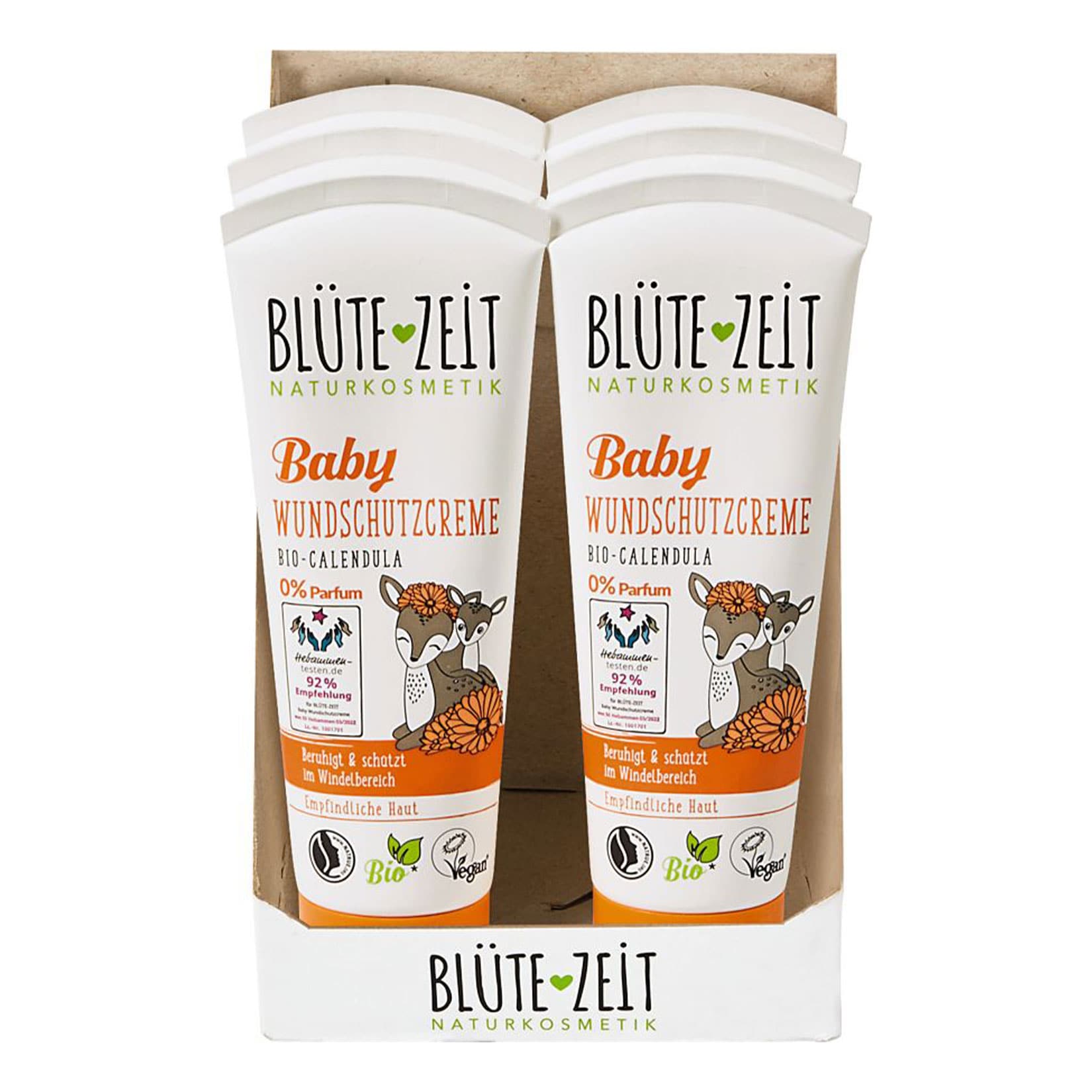 BL&Uuml;TE-ZEIT Baby Wundschutzcreme Bio-Calendula 75 ml, 6er Pack - Bild 1