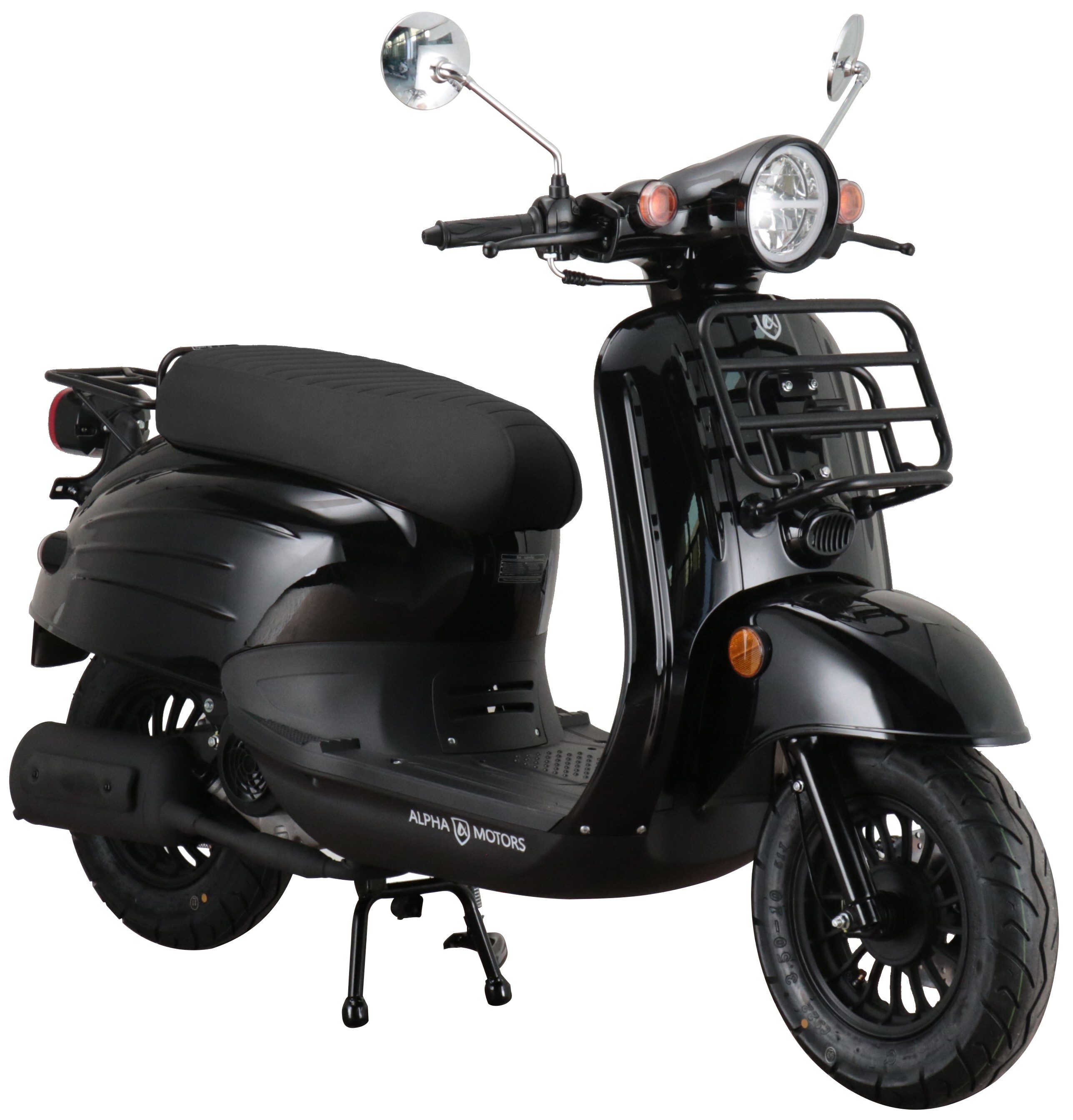 Alpha Motors Motorroller Adria 50 ccm 45 km/h EURO 5 schwarz - Bild 1