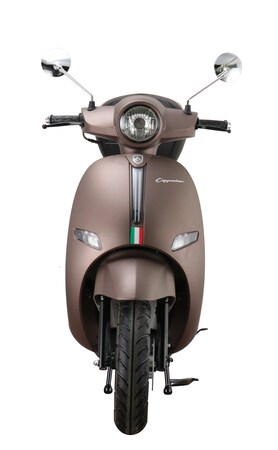 Alpha Motors Motorroller Cappucino 50 ccm 45 km/h EURO 5 mattbraun inkl. Topcase  online kaufen bei Netto