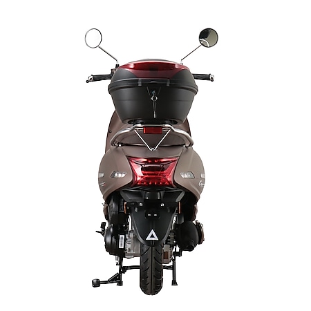Alpha Motors Motorroller Cappucino 50 ccm 45 km/h EURO 5 mattbraun inkl.  Topcase online kaufen bei Netto