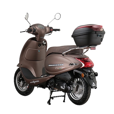 Alpha Motors Motorroller Cappucino 125 ccm 85 km/h EURO 5 mattbraun inkl.  Topcase online kaufen bei Netto