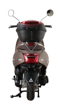 Alpha Motors bei 5 85 online Cappucino ccm mattbraun Motorroller kaufen EURO Topcase inkl. 125 Netto km/h