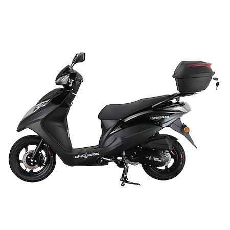 kaufen Netto bei Motorroller EURO online 125 Motors Topdrive Alpha Topcase km/h 5 schwarz inkl. 85 ccm