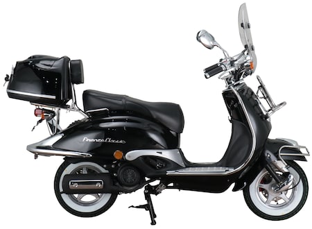 Alpha Motors schwarz Motorroller EURO kmh 5 125 Classic kaufen Netto bei ccm online Retro 85 Firenze