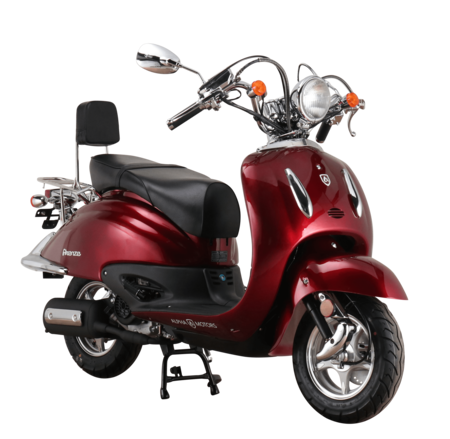 Alpha Motors Motorroller Retro Firenze 125 ccm 85 km/h EURO 5 weinrot  online kaufen bei Netto