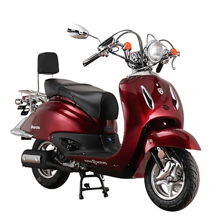 Alpha Motors Motorroller Retro Firenze 125 ccm 85 km/h EURO 5 weinrot  online kaufen bei Netto