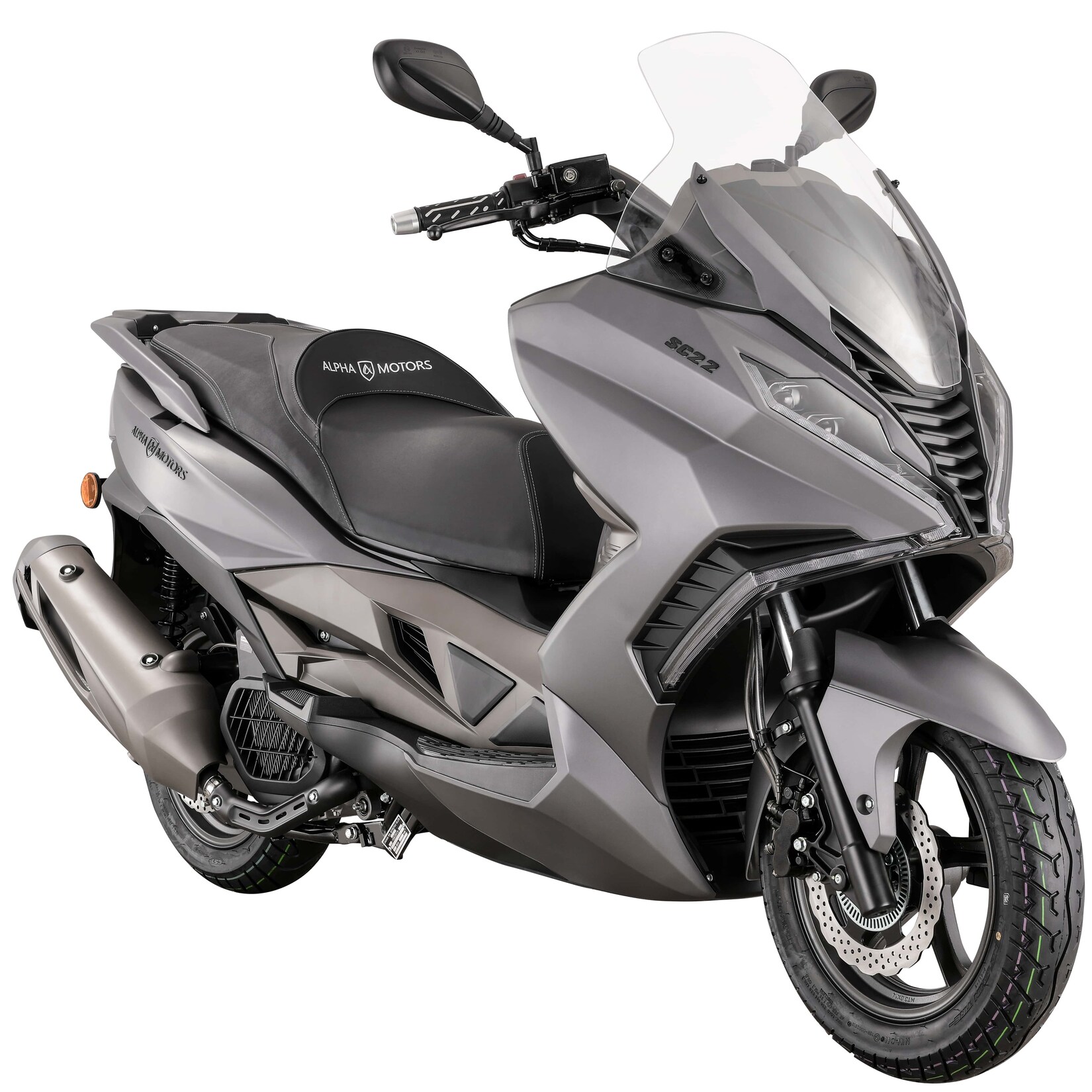 Alpha Motors Motorroller Sport Cruiser 22 125 ccm 95 km/h EURO 5 grau | 04250274102603