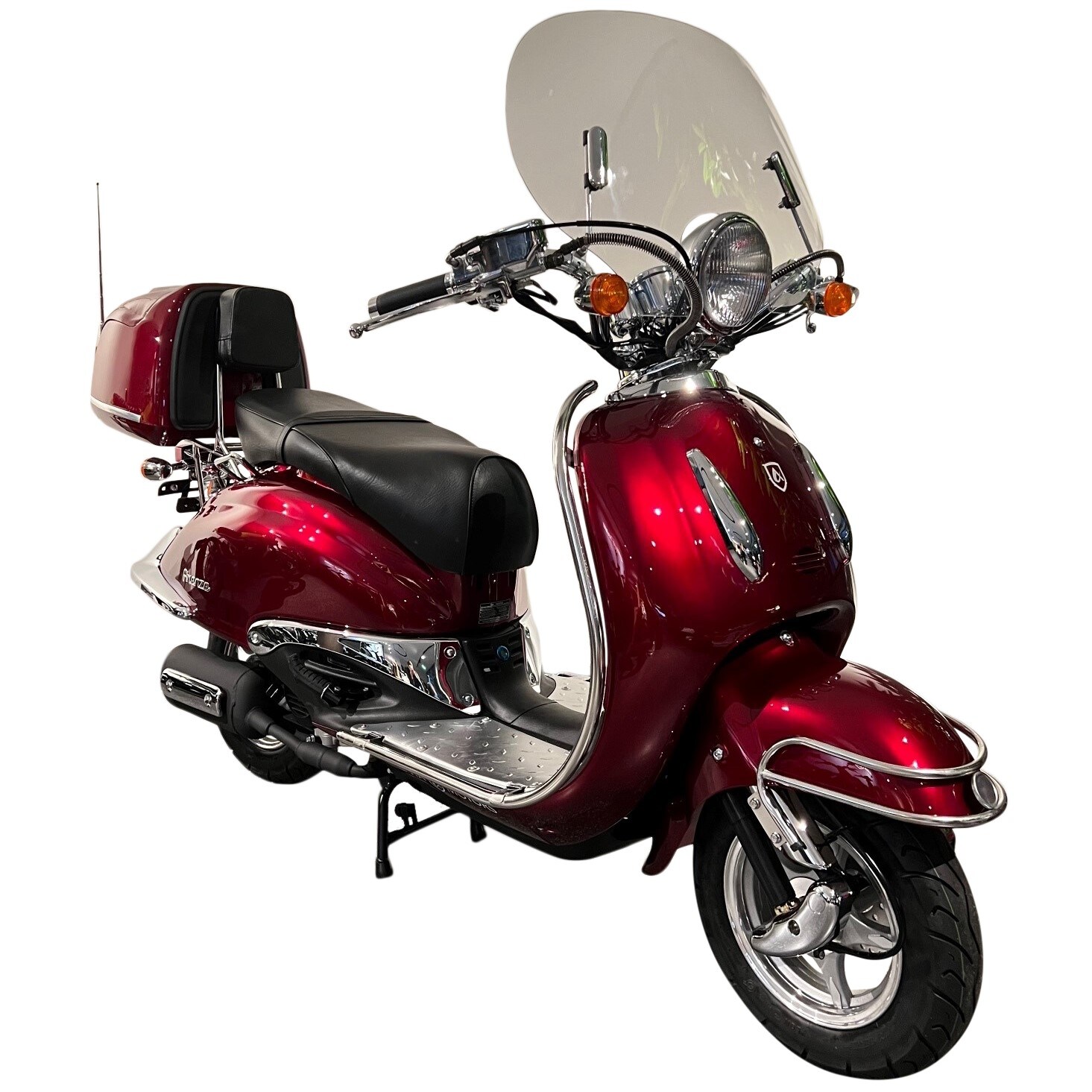 Alpha Motors Mofaroller Retro Firenze Limited 50 ccm 25 km/h EURO 5 weinrot | 04250274100630