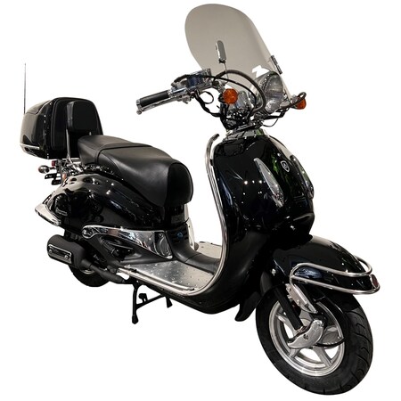Alpha Motors Motorroller Retro EURO bei Firenze kaufen schwarz 5 125 Netto Limited online ccm 85 km/h