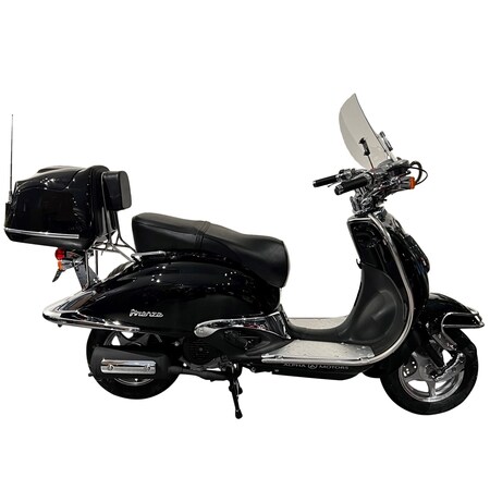 Motorroller 5 ccm Firenze 125 85 Retro kaufen schwarz km/h Alpha Netto bei Limited online Motors EURO
