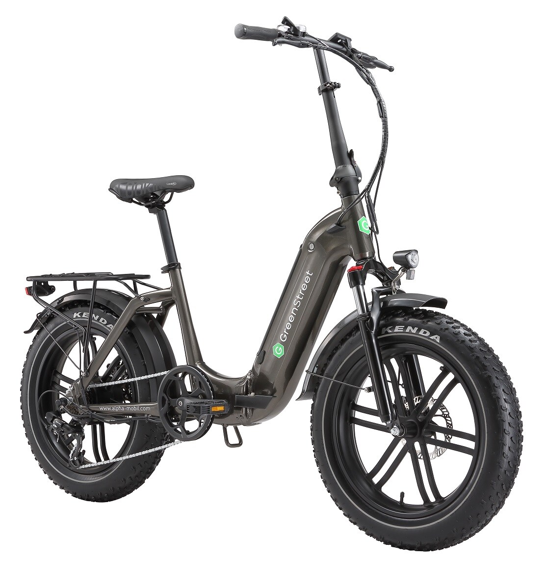 GreenStreet E-Bike Tiefeinsteiger Klapprad GS5 250 W 20 Zoll anthrazit - Bild 1