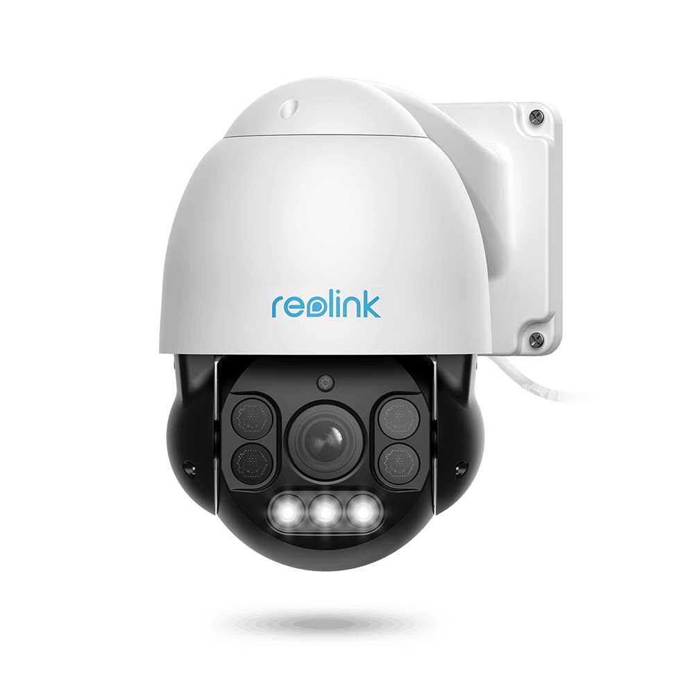 Reolink D4K23 Intelligente 4K UHD PoE IP &Uuml;berwachungskamera mit 5-fach-Zoomobjektiv, Bewegungs-, Personen- und Fahrzeugerkennung, integrierter Beleuchtung und Sirene, Nachtsicht in Farbe bis zu 60 Meter - Bild 1