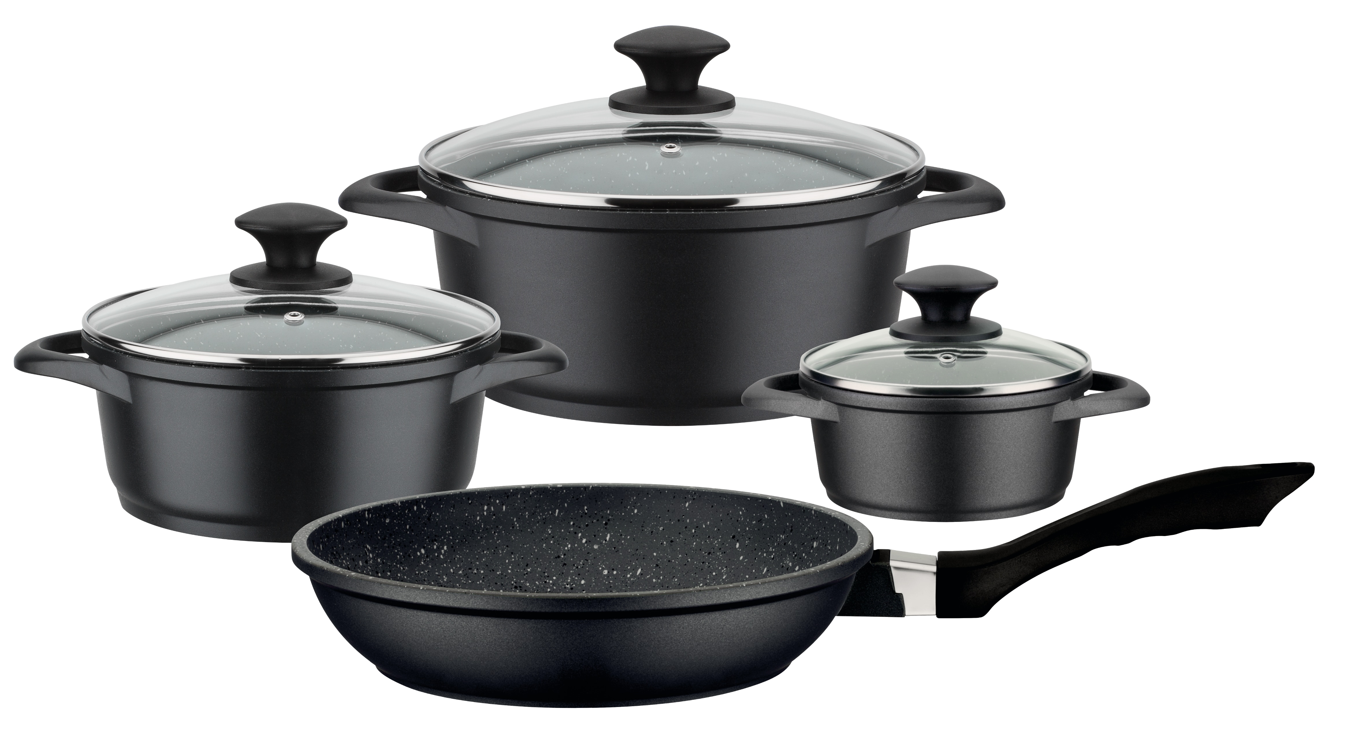GSW Kochtopf-Set Gourmet Granit 7-tlg. - Bild 1