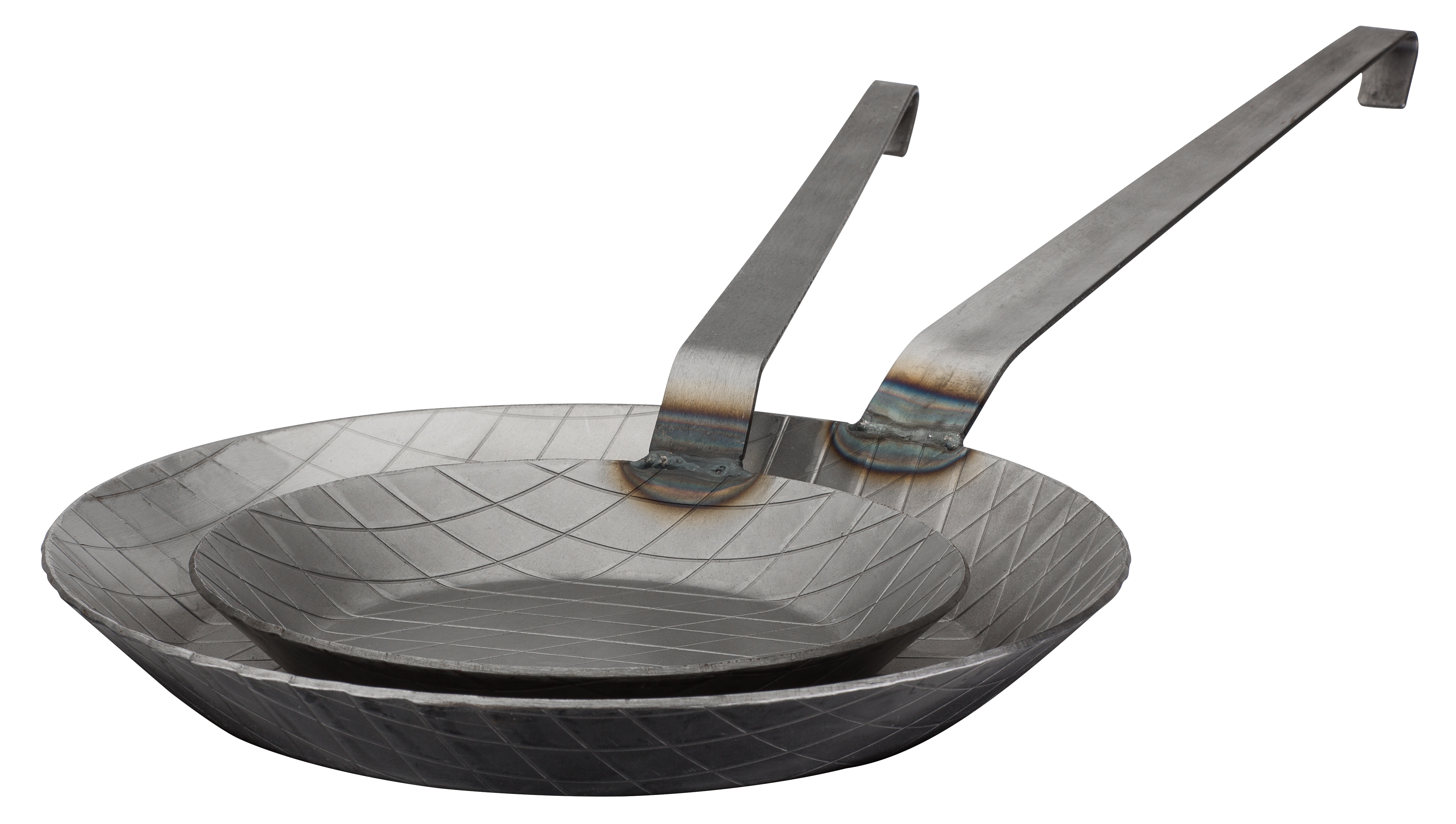 GSW Pfannen-Set Gastro traditionell Eisen geschmiedet 2-tlg. - Bild 1