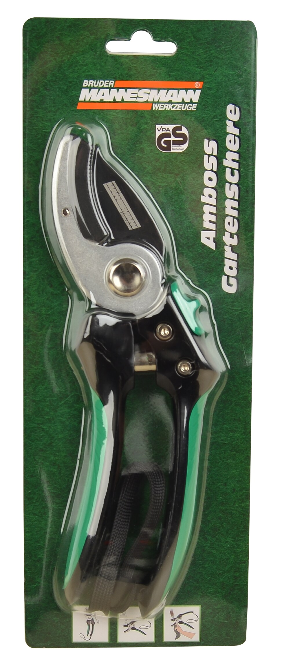 Br&uuml;der Mannesmann Amboss-Gartenschere - Bild 1