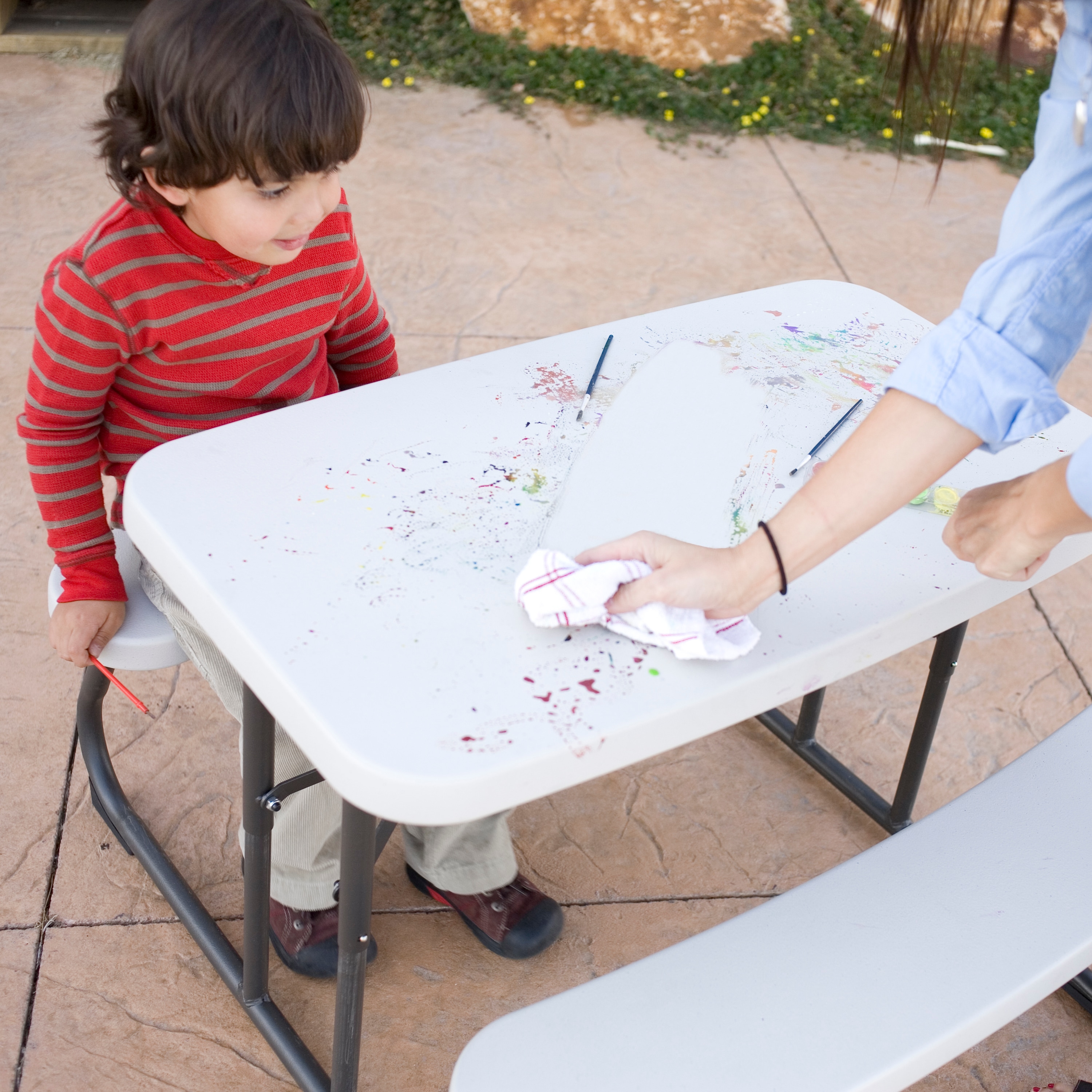 Lifetime Kunststoff Picknicktisch Kinder grau online kaufen bei Netto