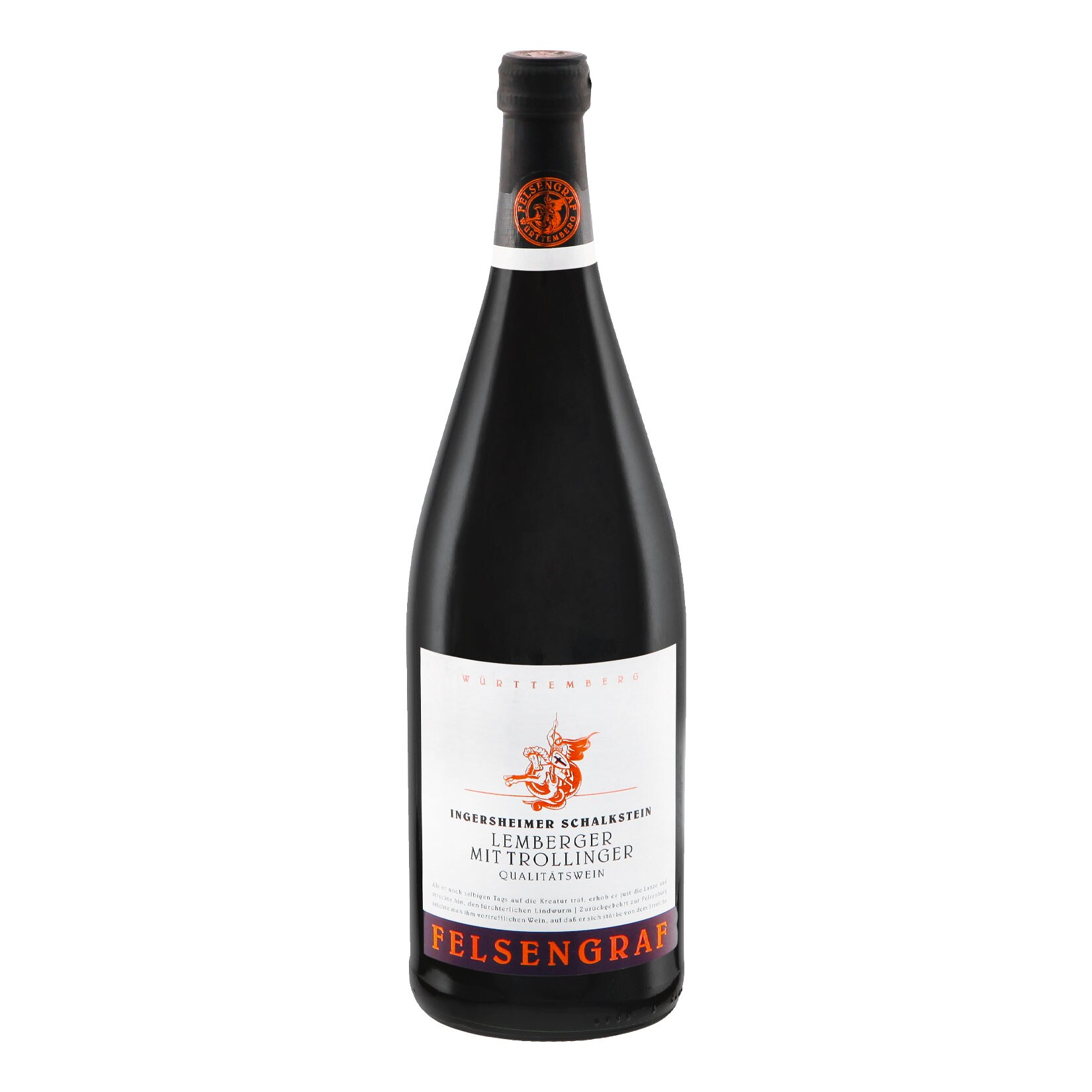 Ingersheimer Schalkstein Lemberger mit Trollinger Qualitätswein rot 12,0 % vol 1 Liter – Inhalt: 6 Flaschen | 04260025410062