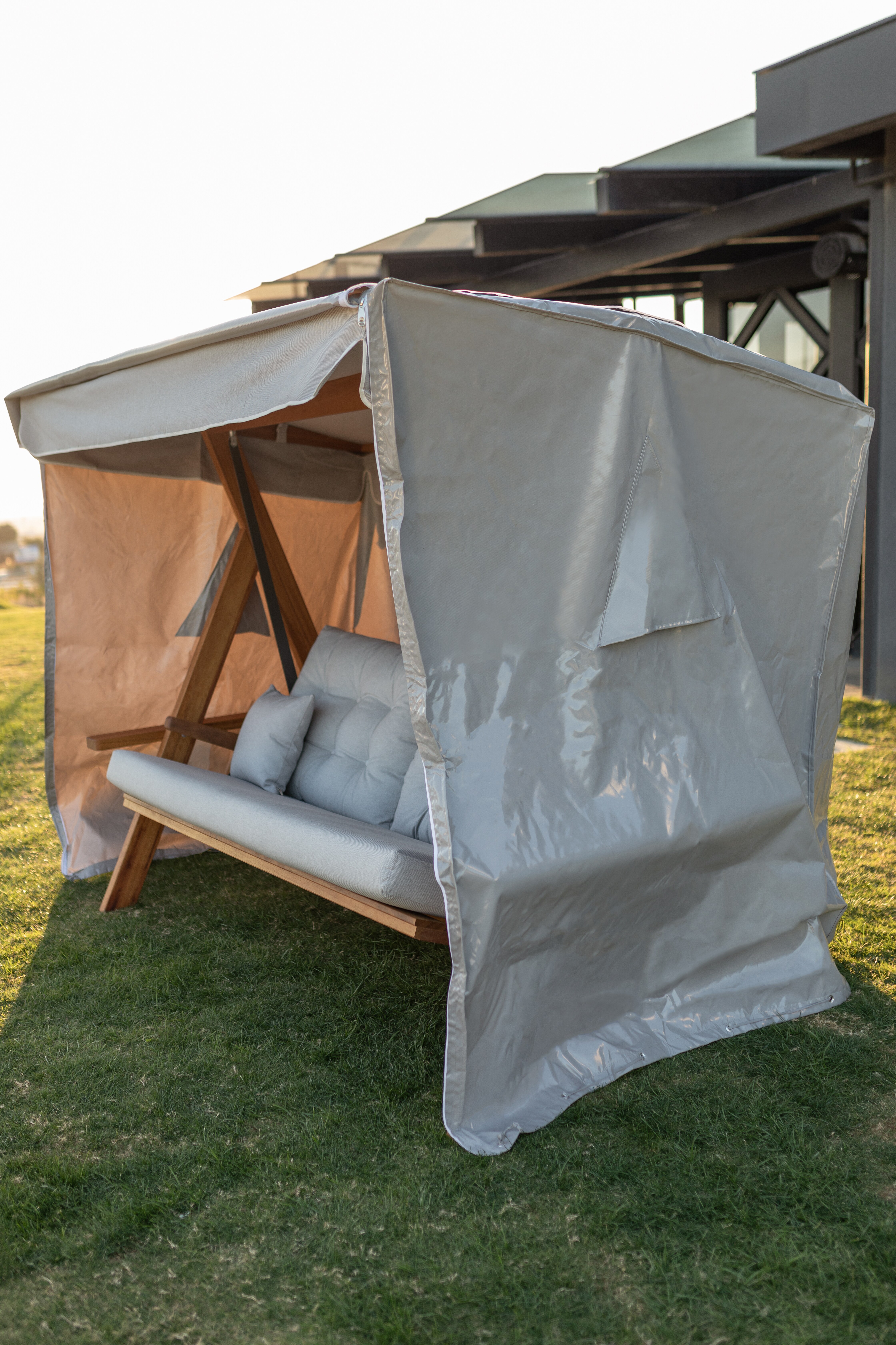 Westmann Abdeckung Hollywoodschaukel Sia 2400 grau - Bild 1