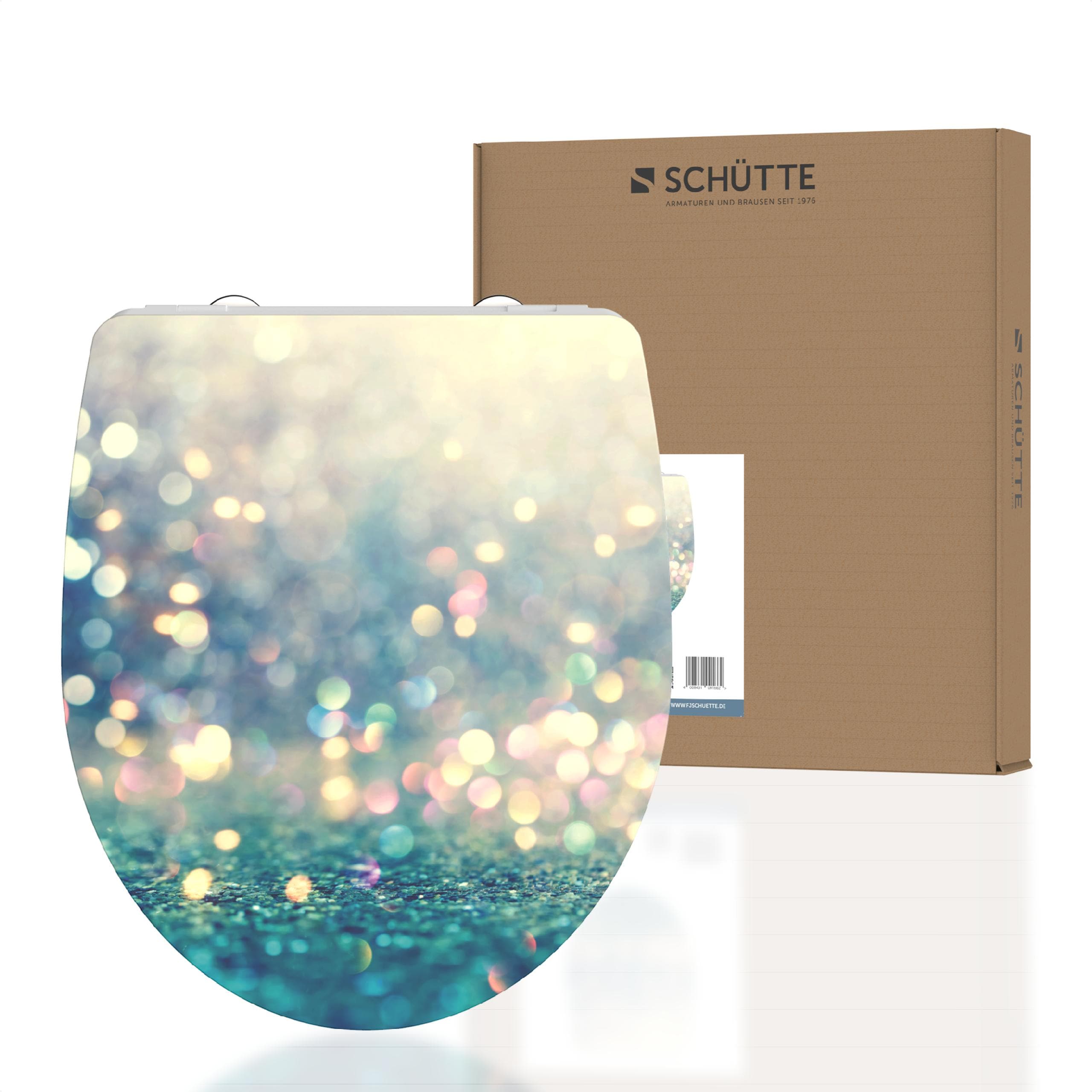 Sch&uuml;tte Duroplast HG WC-Sitz MAGIC LIGHT, Hochgl&auml;nzende mit Absenkautomatik und Schnellverschluss - Bild 1