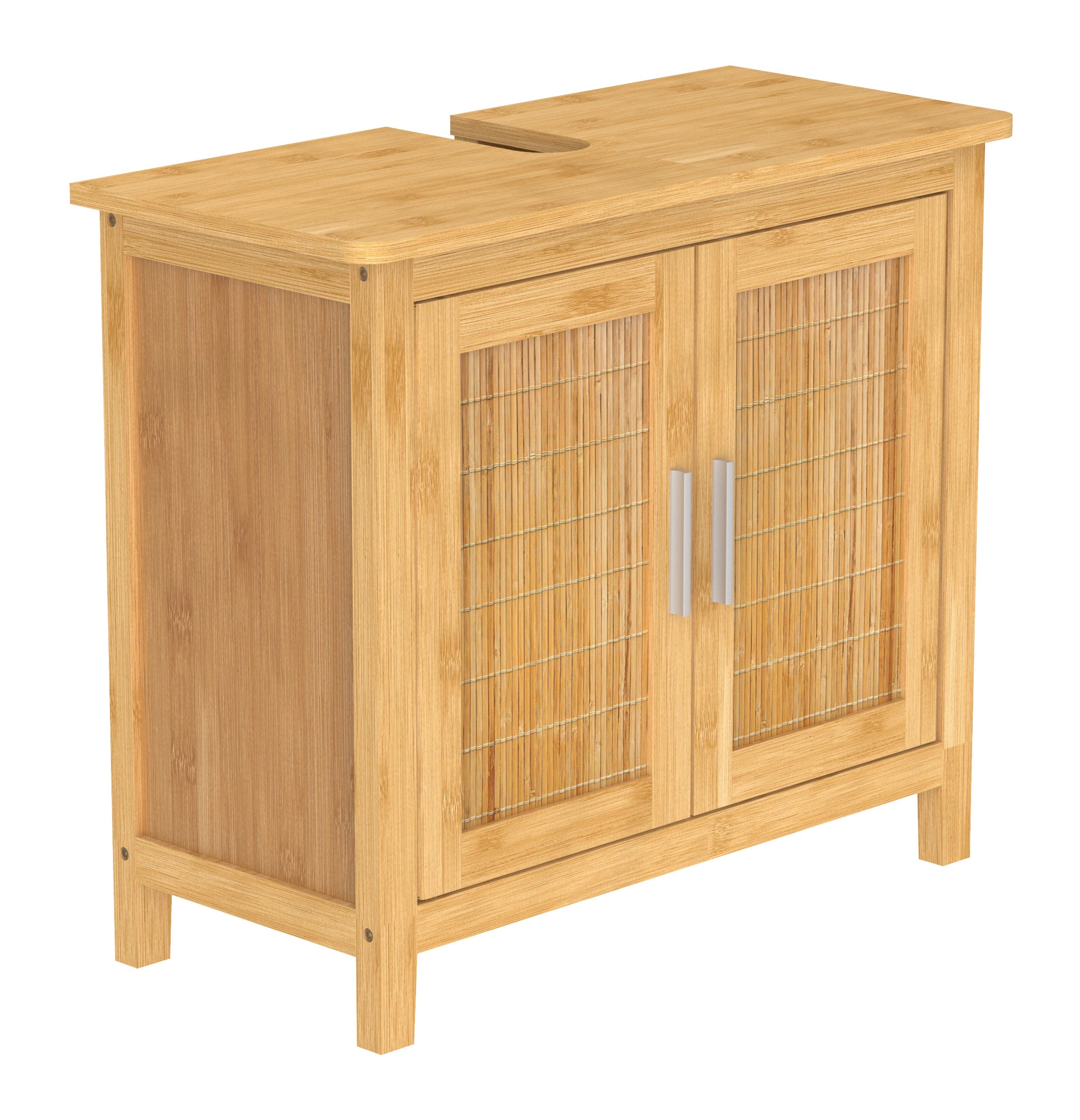Eisl Waschbeckenunterschrank Bambus mit zwei T&uuml;ren - Bild 1