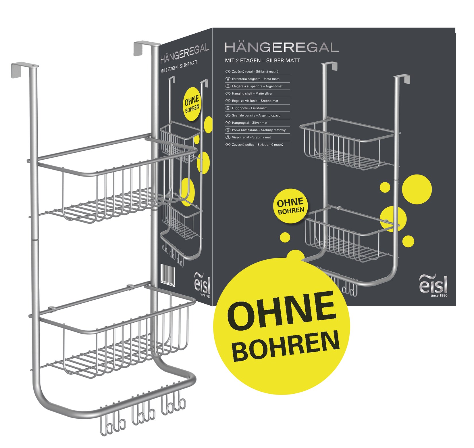 Eisl Duschablage zum Hängen 2 Etagen Chrom | 09002560799135
