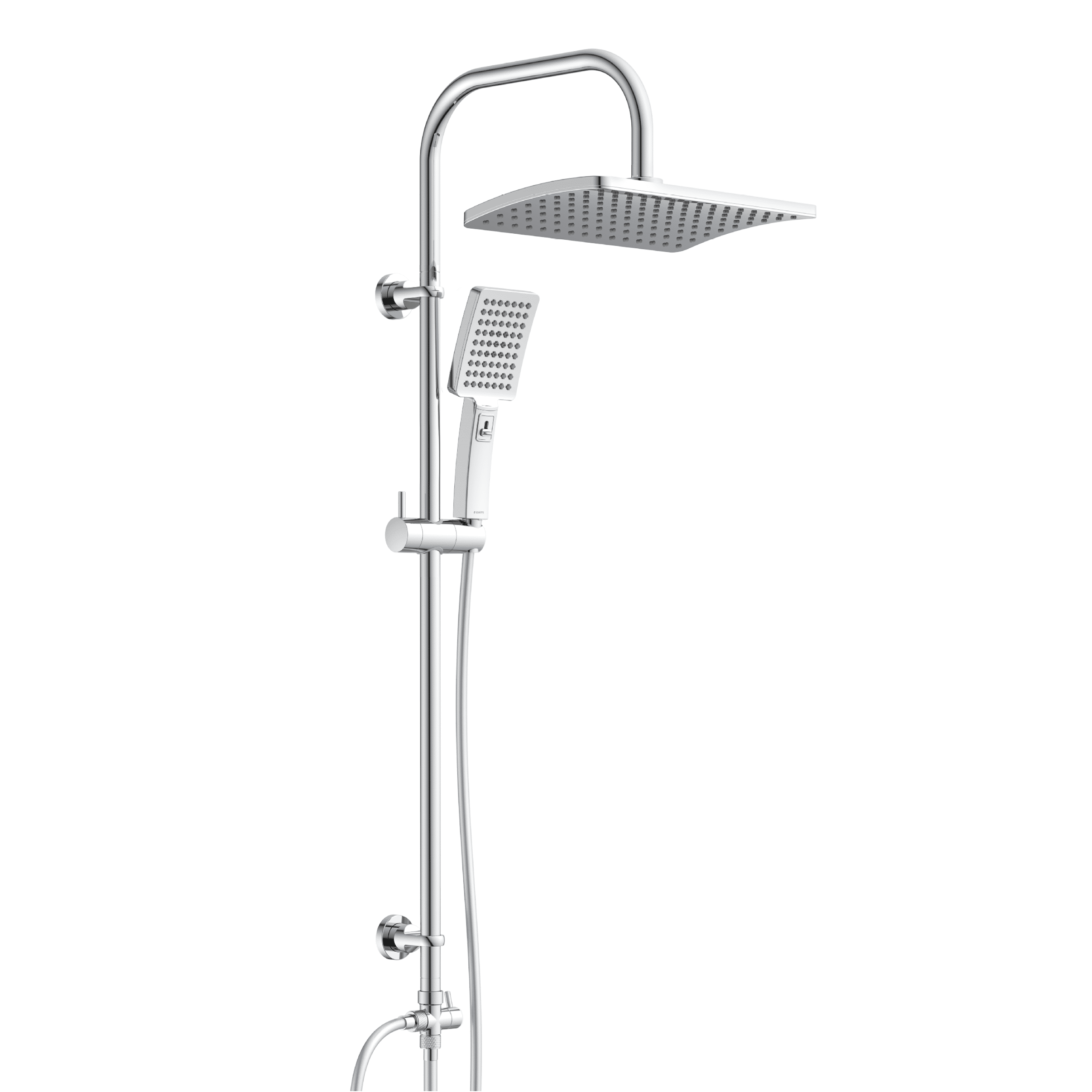 Sch&uuml;tteDuschset MALLORCA Regendusche ohne Armatur Chrom - Bild 1