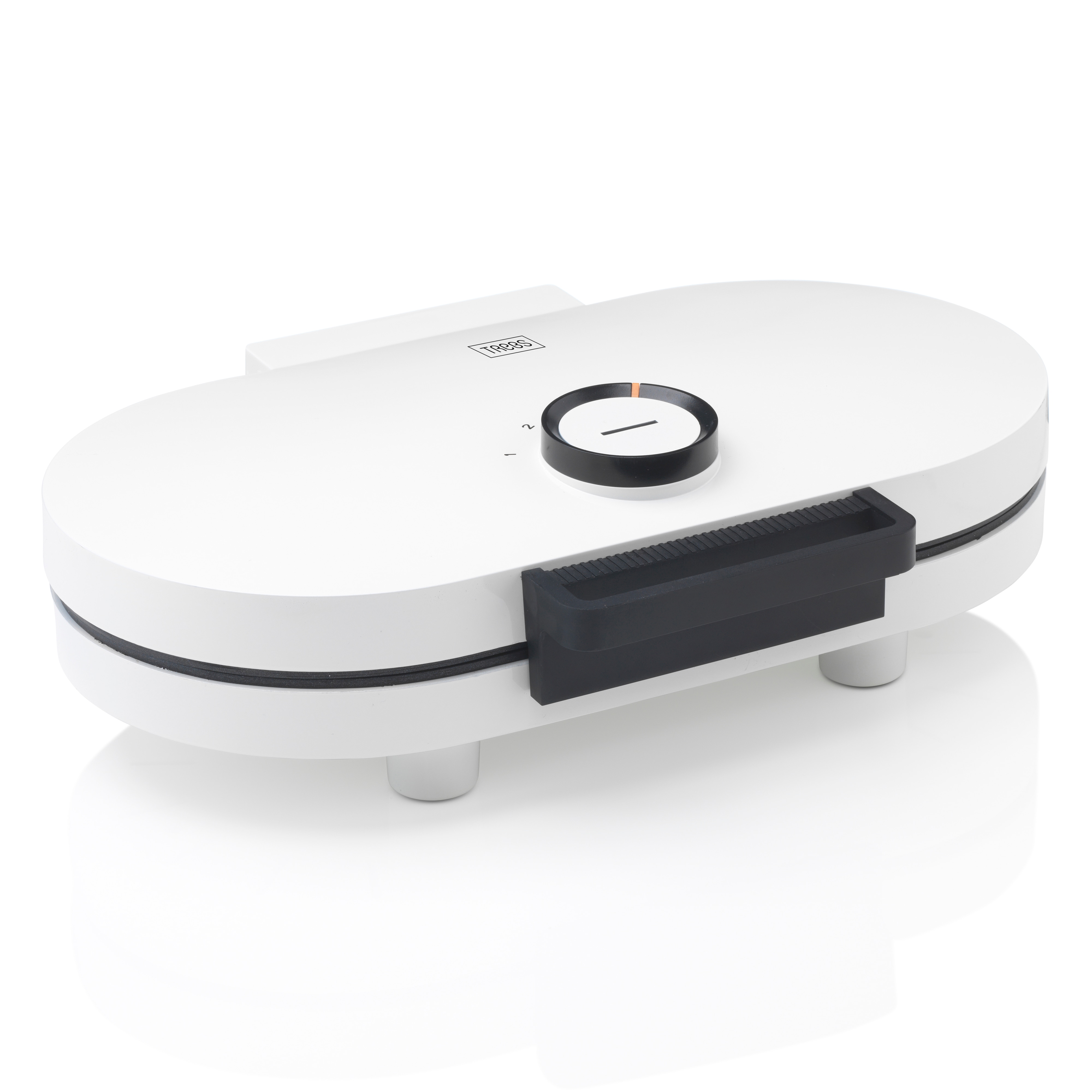 Trebs 13120 - Doppelherzwaffeleisen - Wei&szlig; - Bild 1