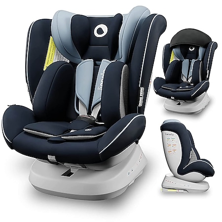 Lionelo Bastiaan One Blau Auto Kindersitz mit Isofix Baby Autositz - Bild 1