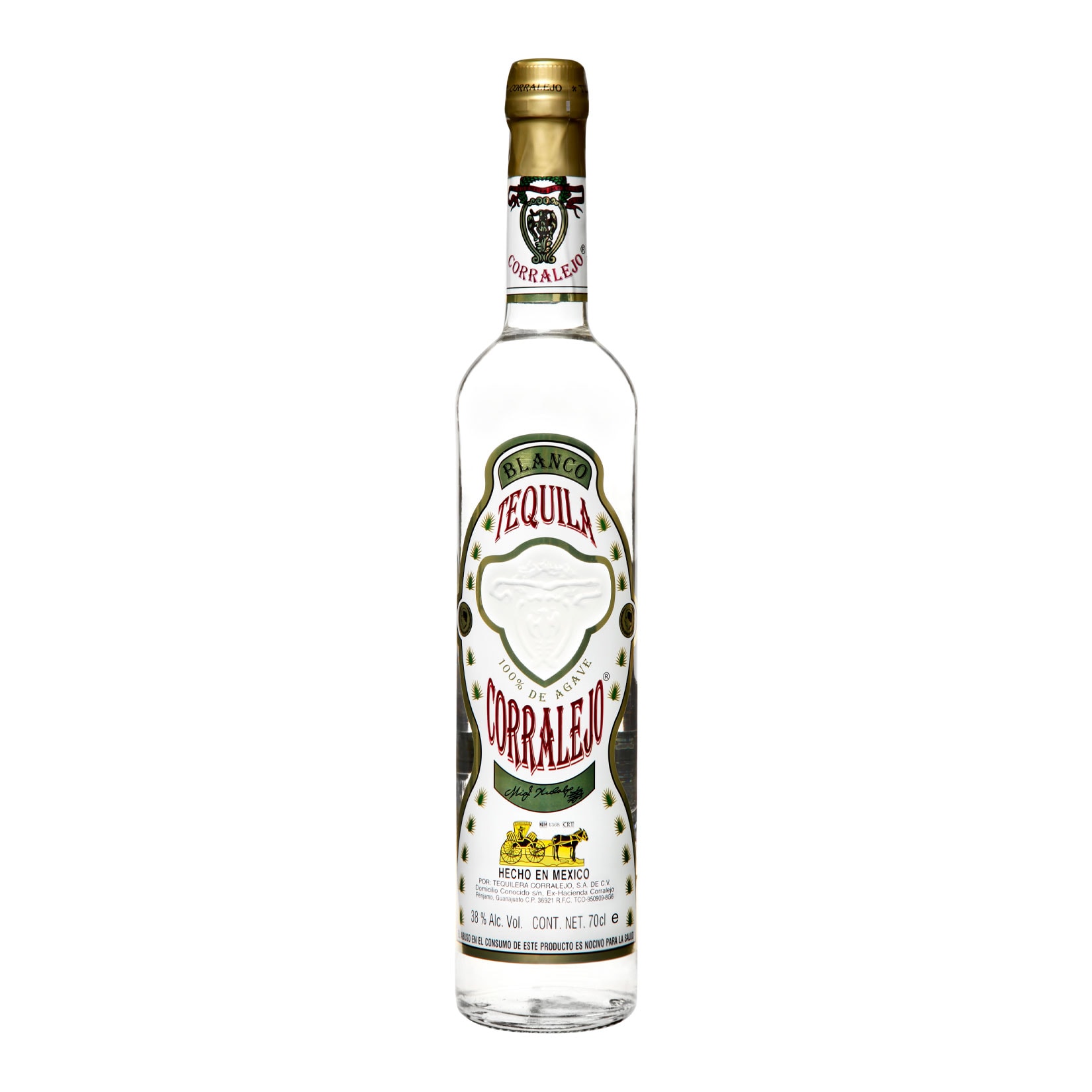 Corralejo Tequila Blanco 38,0 % vol 0,7 Liter - Bild 1