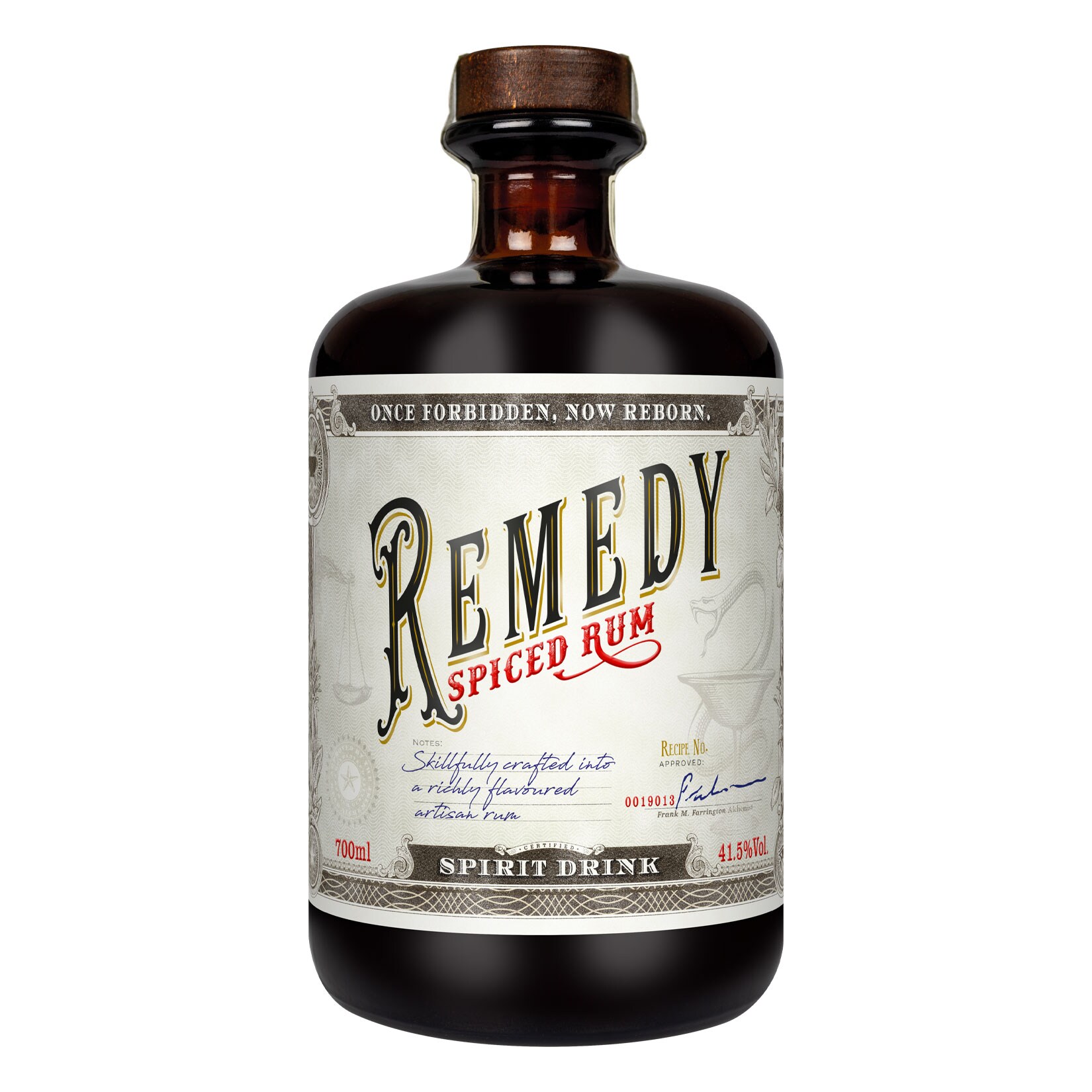 Remedy Spiced Rum 41,5 % vol 0,7 Liter - Bild 1