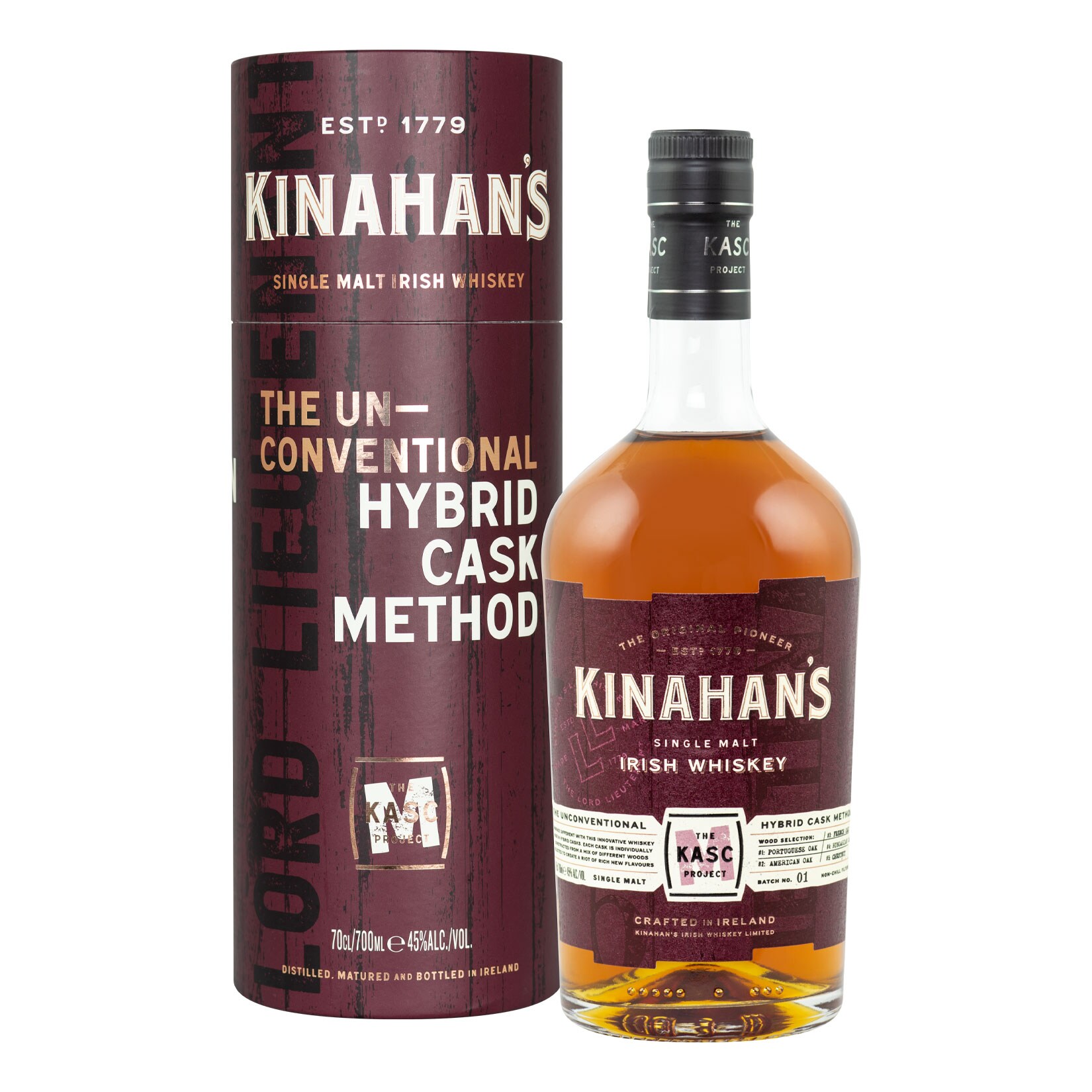 Kinahan&rsquo;s Whiskey Kasc Project 45,0 % vol 0,7 Liter - Bild 1