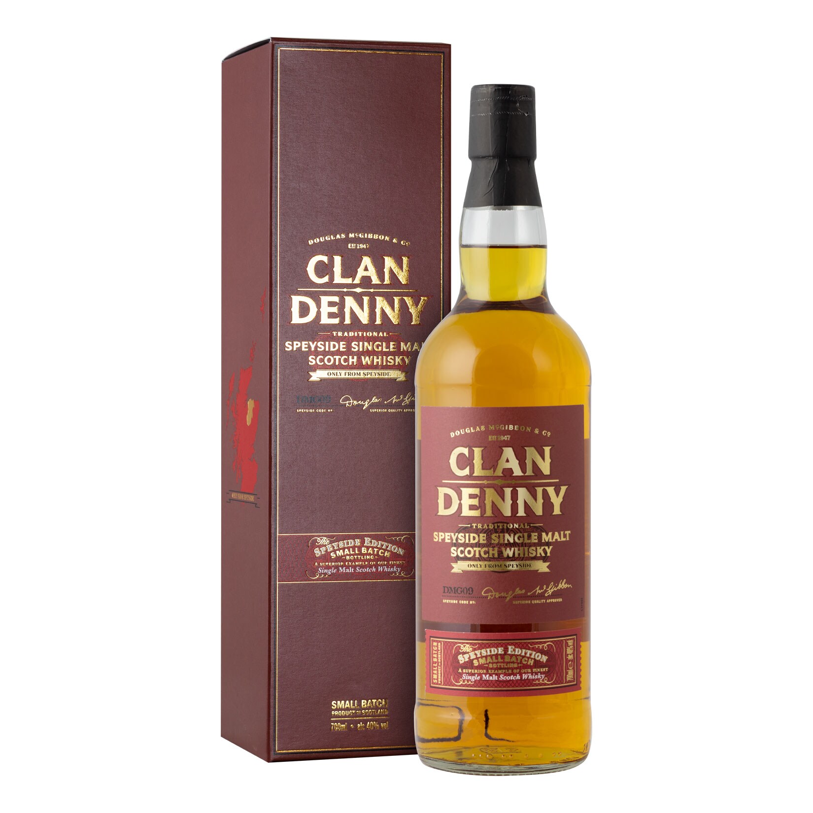 Clan Denny Speyside Single Malt Whisky 40,0 % vol 0,7 Liter - Bild 1