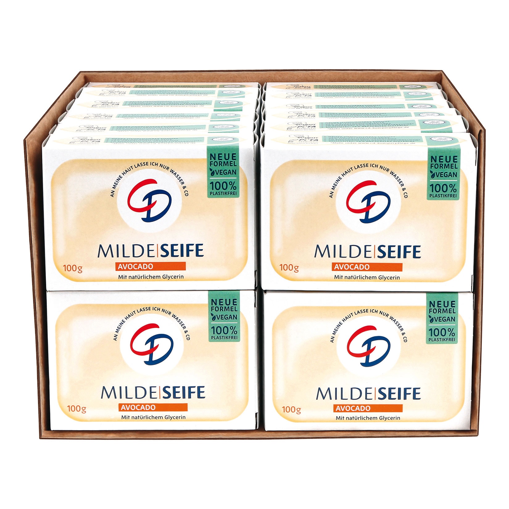 CD milde Seife Avocado 100 g, 24er Pack - Bild 1