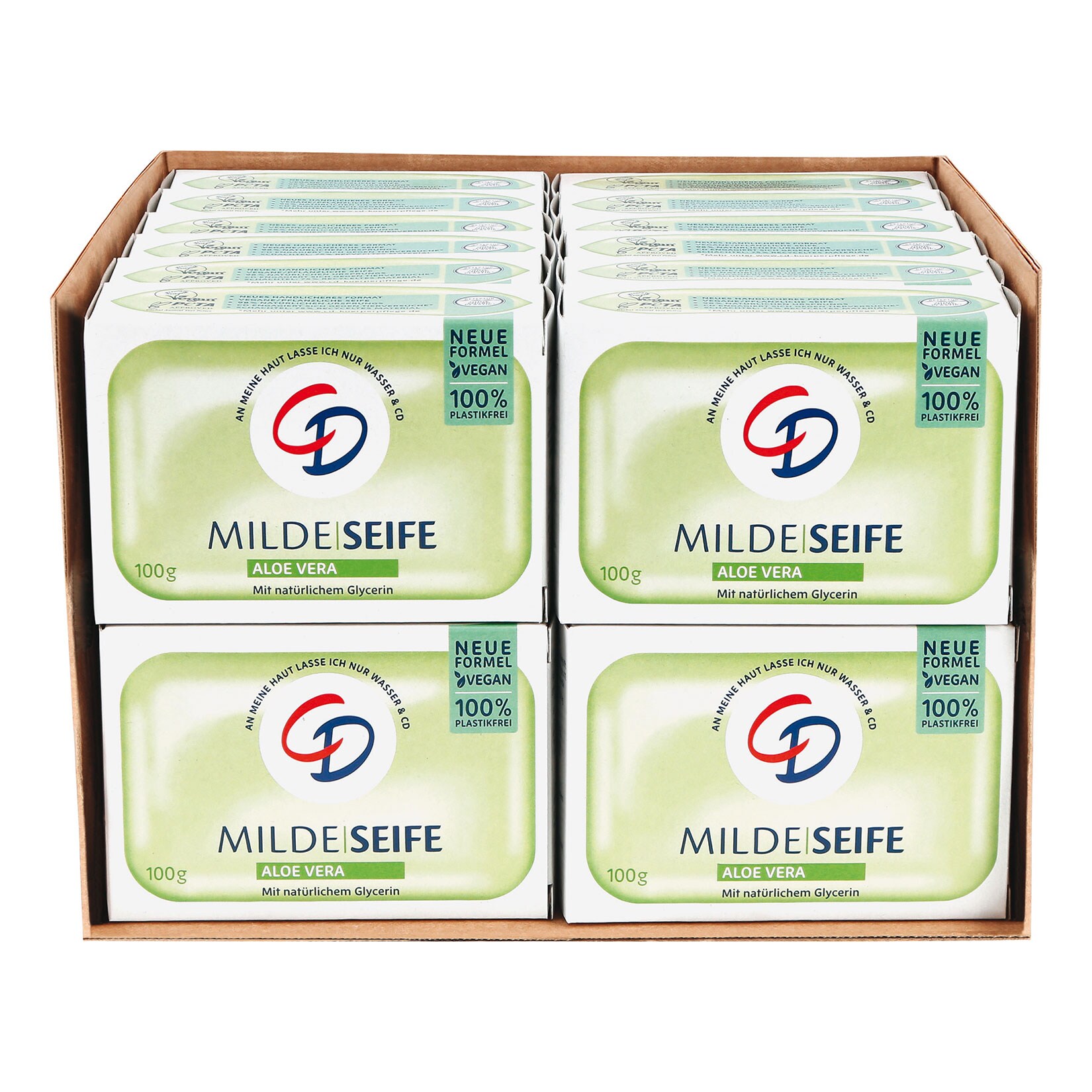 CD milde Seife Aloe Vera 100 g, 24er Pack - Bild 1