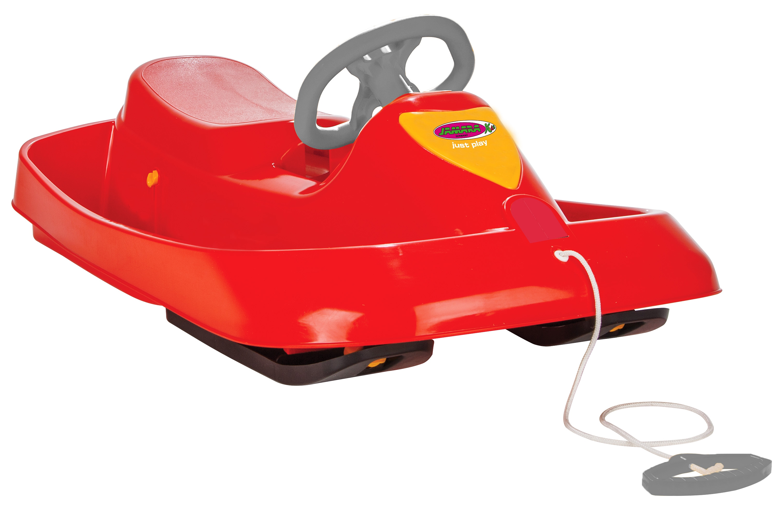 Jamara Snow Play Bob Ralley 100 cm rot mit Lenkrad und Bremse - Bild 1