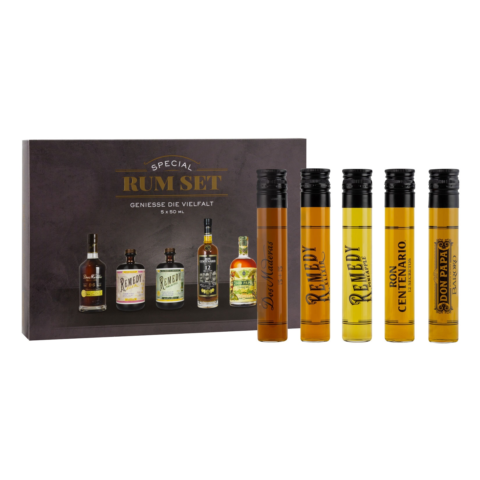 Rum Tasting Box Special 34,0 - 40,0 % vol 5 x 0,05 Liter - Bild 1