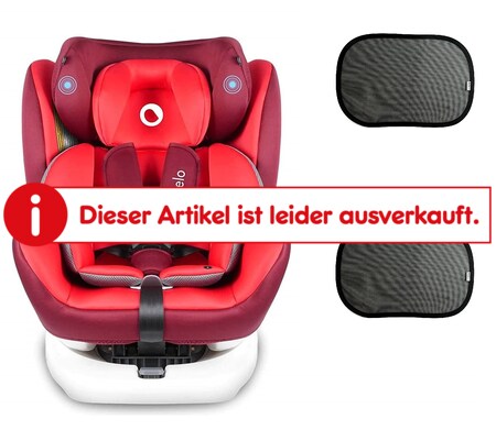 Lionelo Bastiaan rot + Sonnenschutz Auto Kindersitz mit Isofix Baby  Autositz online kaufen bei Netto