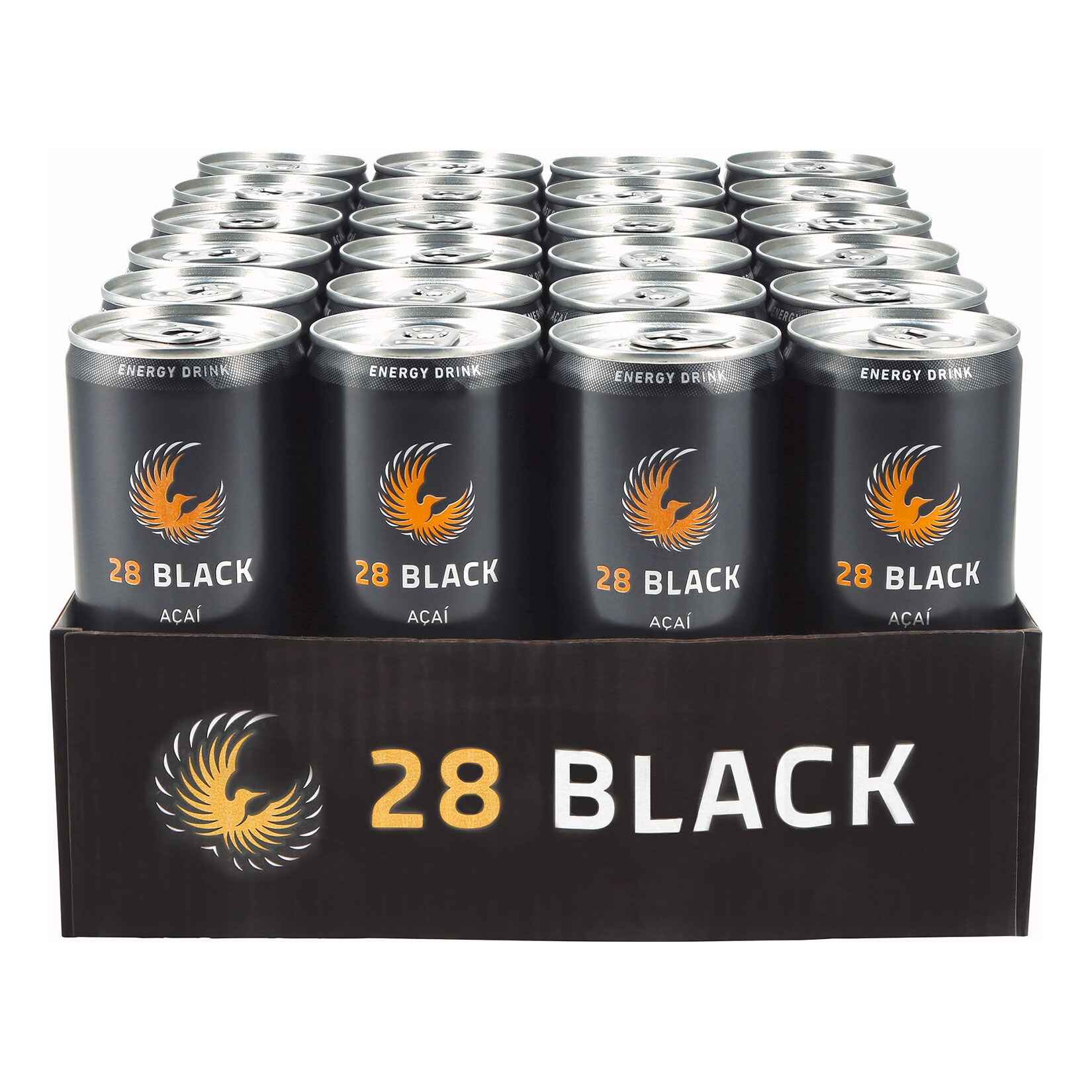 28 Black A&ccedil;a&iacute; 0,25 Liter Dose, 24er Pack - Bild 1