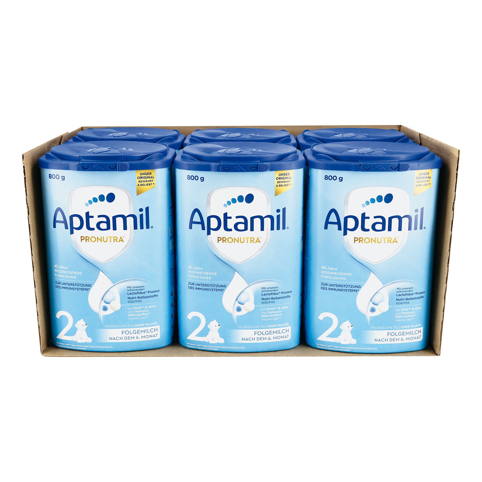 Aptamil Pronatura 2 800 g, 6er Pack