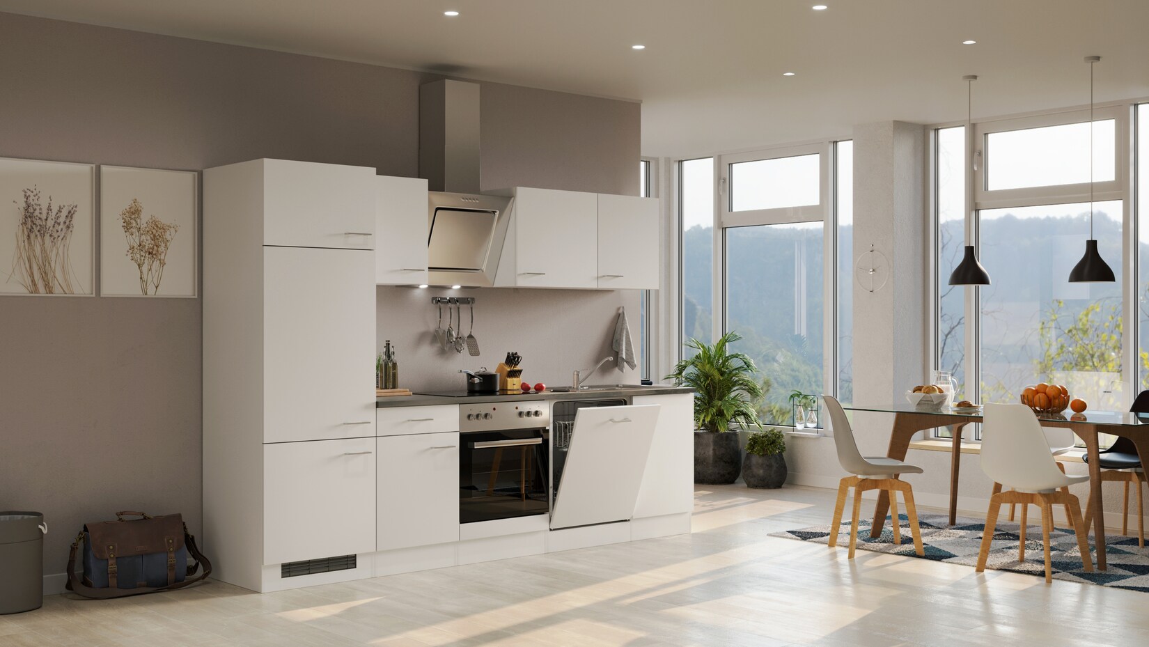 Flex-Well Küchenzeile 280cm G-280-2304-006 Lucca | 04047584070322