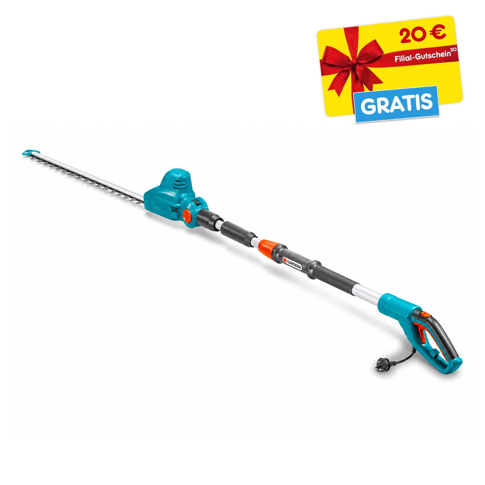Gardena Elektro-Teleskop-Heckenschere THS 500/48 + 20 € Filial-Gutschein