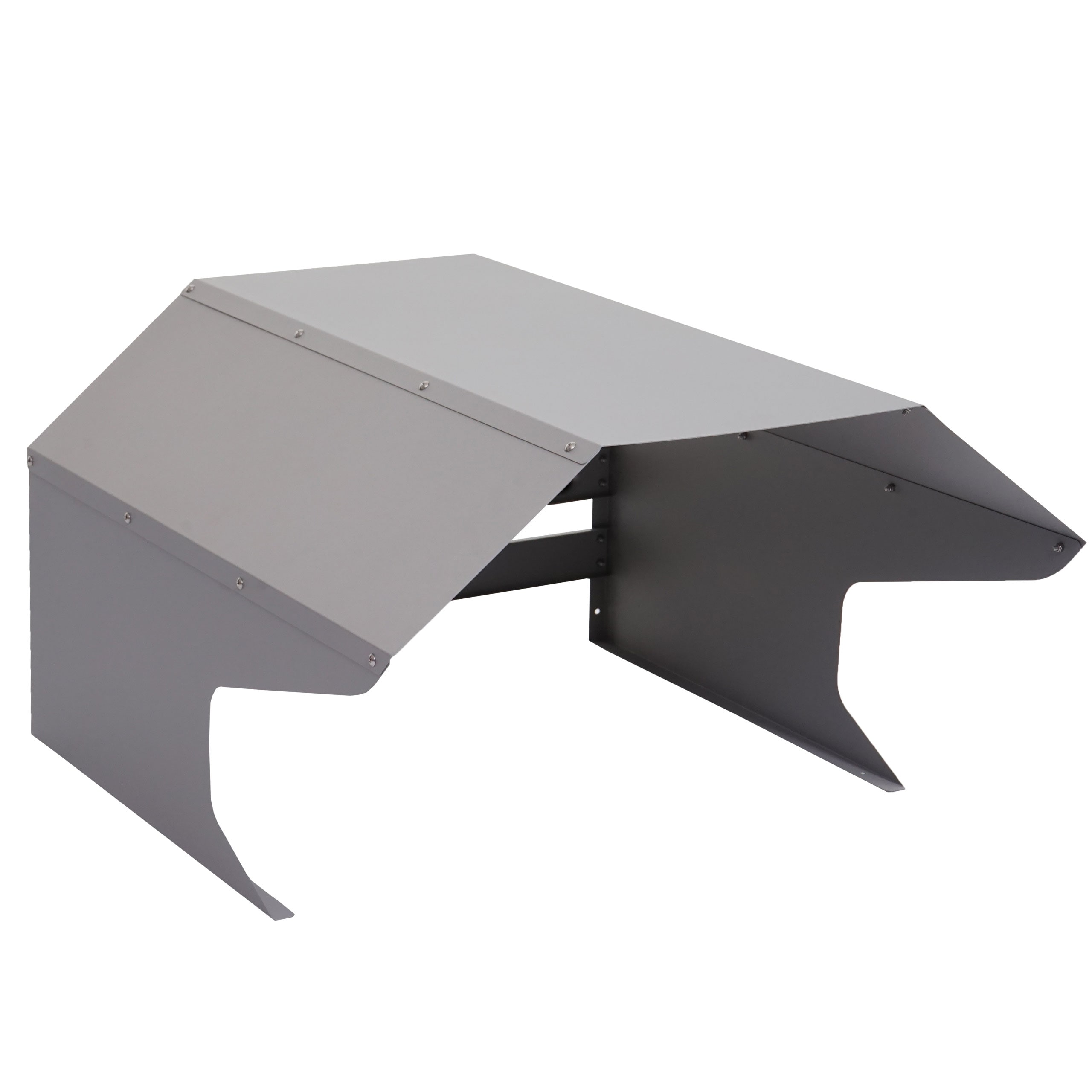 M&auml;hroboter-Garage MCW-L43, Dach Unterstand f&uuml;r Rasenm&auml;her, Metall 40x59x69cm ~ grau - Bild 1