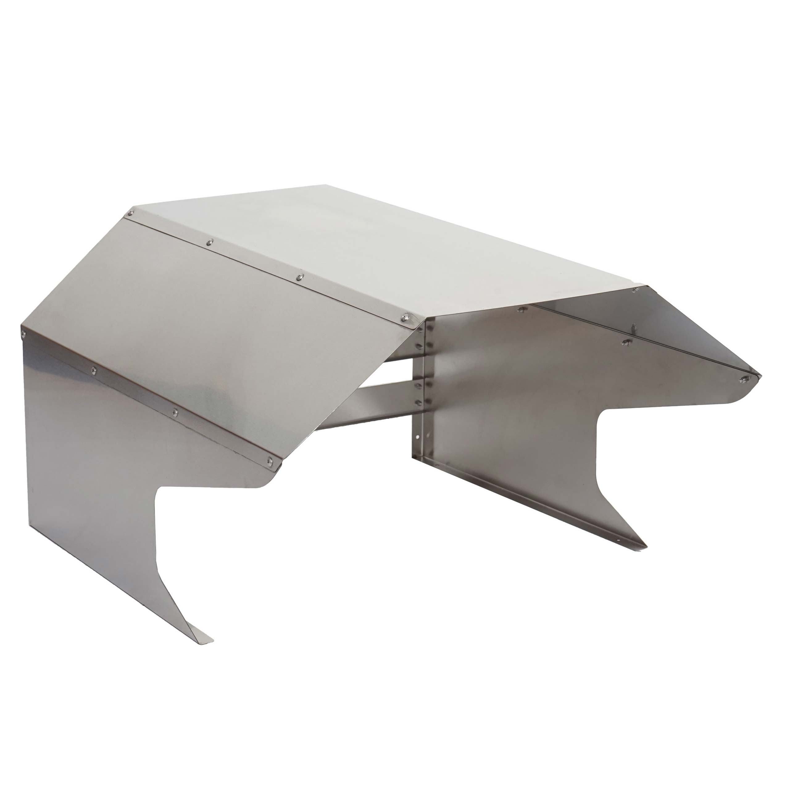 M&auml;hroboter-Garage MCW-L43, Dach Unterstand f&uuml;r Rasenm&auml;her, Metall 40x59x69cm ~ Edelstahl - Bild 1