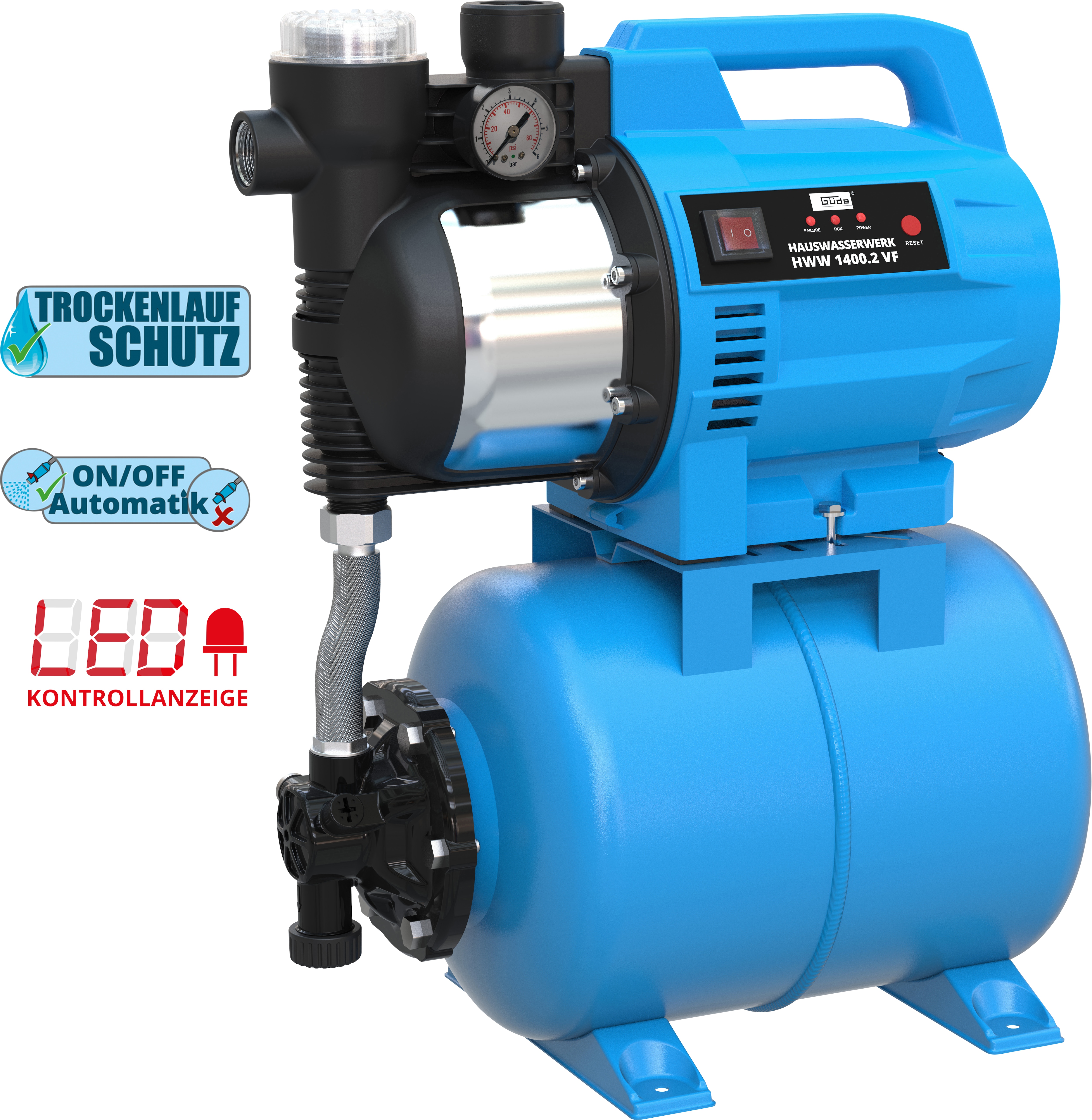 G&uuml;de Hauswasserwerk HWW 1400.2 VF - Bild 1