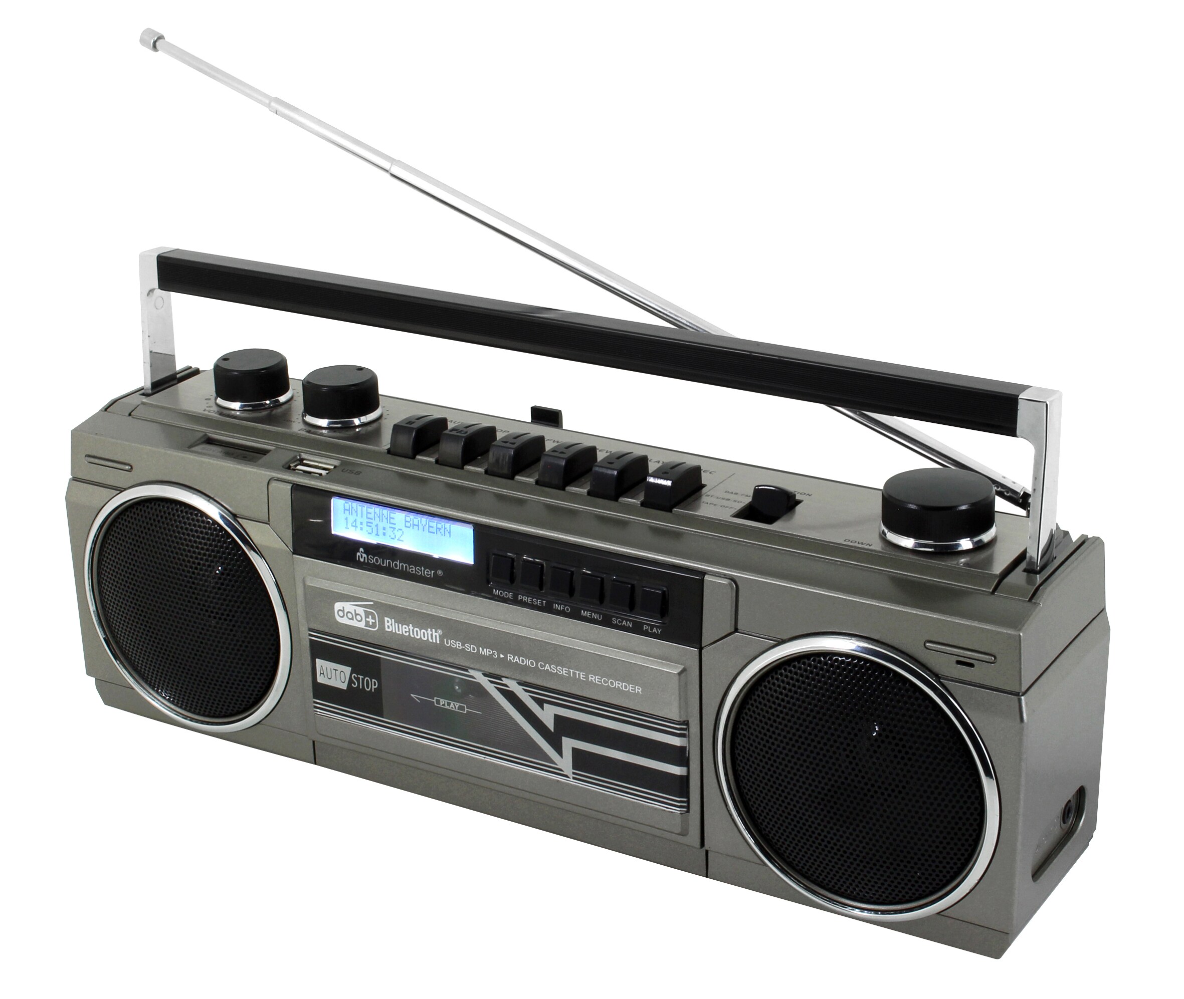 Soundmaster SRR70TI Kassetten Radiorekorder - Bild 1
