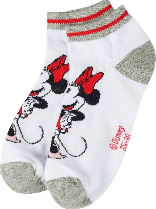 Sneakersocken Minnie Maus 1 Gr. 35/38 - Bild 1