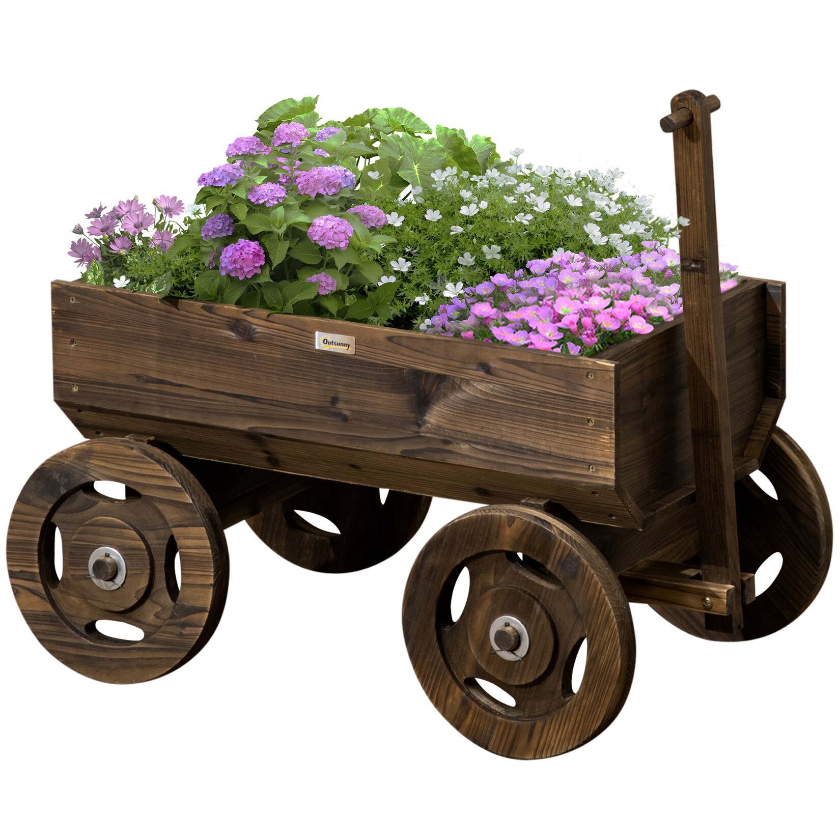 Outsunny Blumenwagen Tannenholz | 04255633513410